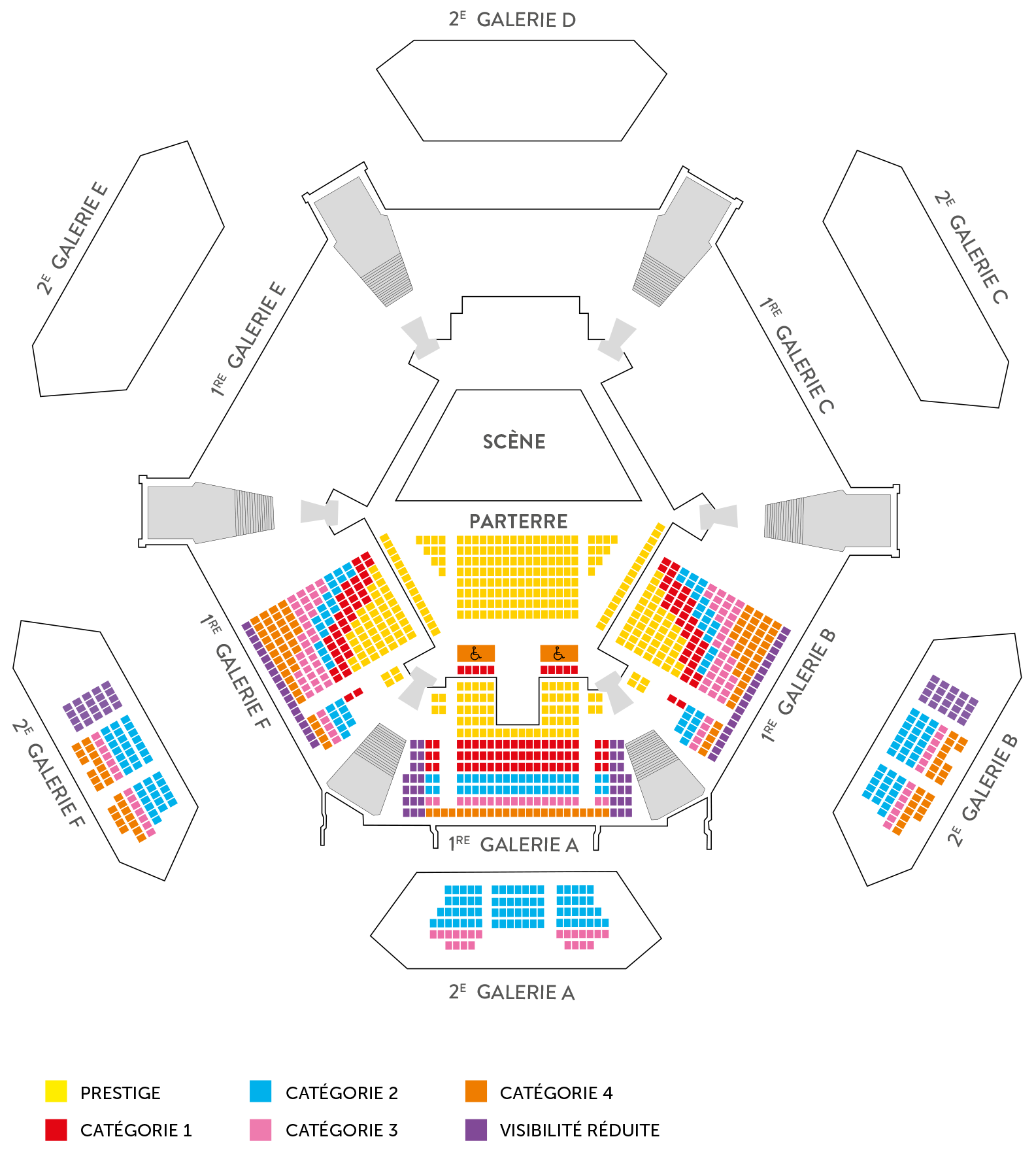 Tarifs et plans de salle - Opéra du Capitole